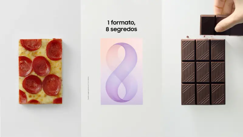 Samsung divulga teasers e indica novo formato para o Galaxy Z Fold 8