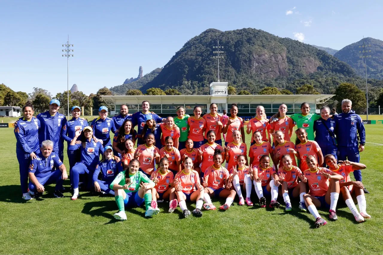 Seleção Brasileira Feminina Sub-15 encerra preparação na Granja Comary para a Liga Evolução