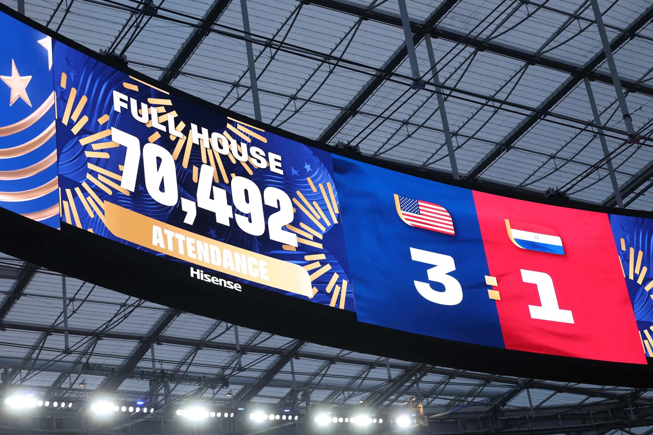 Estados Unidos atropela o Paraguai e estreia com vitória por 4 a 1 na Copa do Mundo