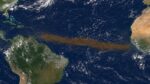 Saiba mais sobre uma faixa marrom gigante visível do espaço, com cerca de 8.850 quilômetros de extensão, ligou a África à américa no oceano atlântico, e os satélites revelaram que não é …
