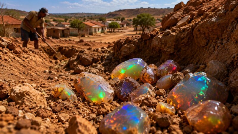 Saiba mais sobre vale uma fortuna e muda de cor diante dos olhos, e essa joia rara que só existe no brasil, na austrália e na etiópia está enterrada numa cidadezinha do piauí, onde 90% do teso…