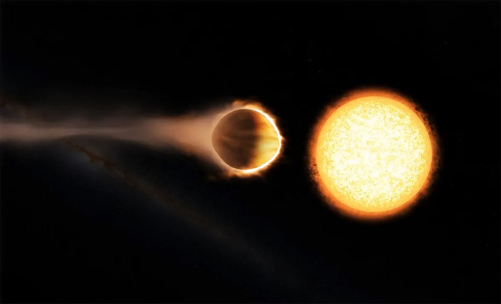 Webb identifica diferenças entre amanhecer e entardecer no exoplaneta WASP-121 b