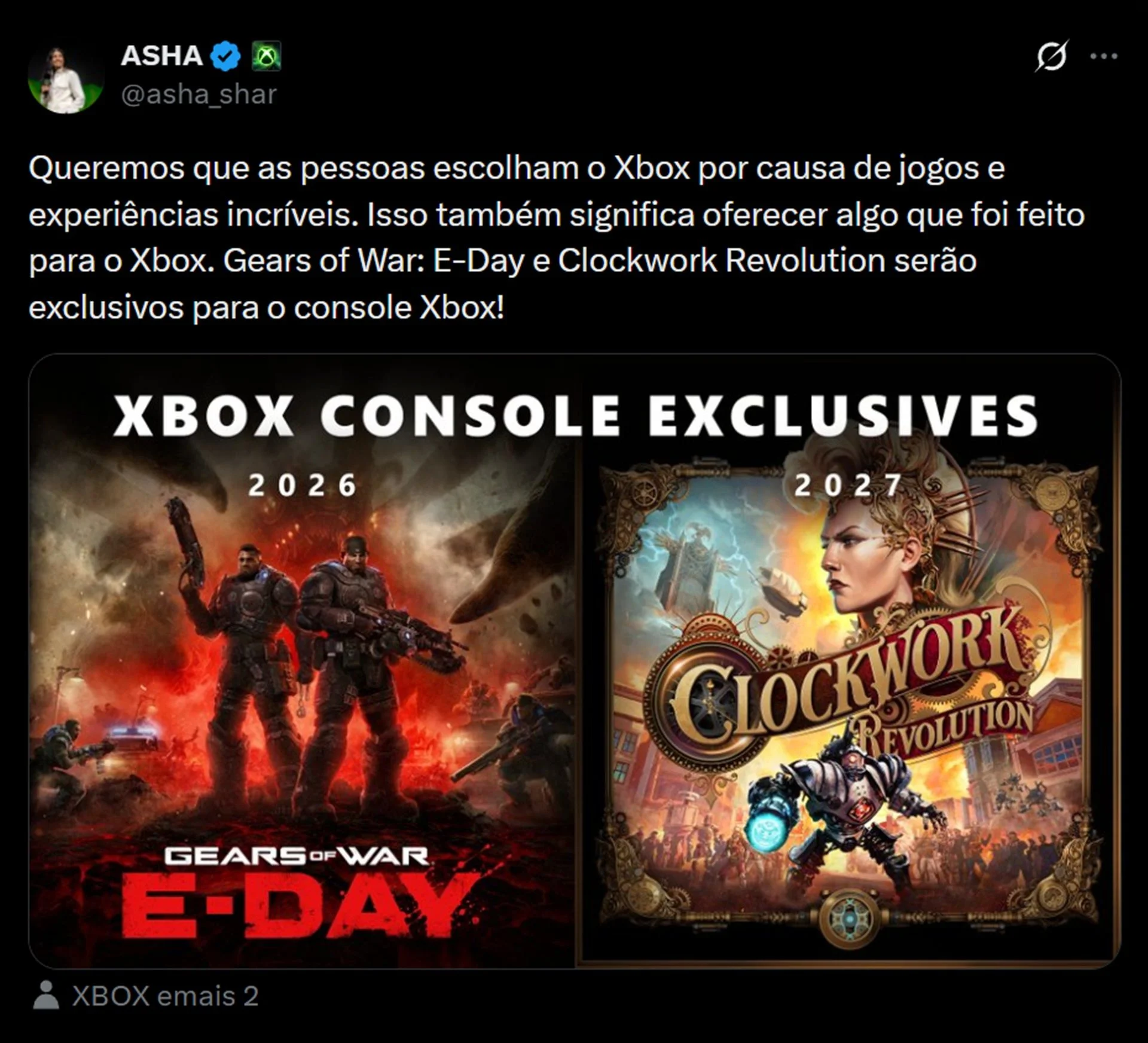 Veja como xbox explica quais jogos serão exclusivos para sempre ou multiplataforma