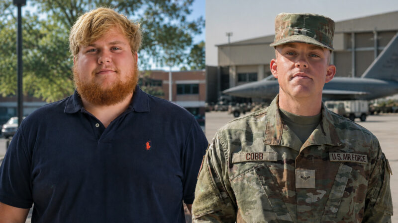 Jovem americano perde 90 quilos em dois anos e conquista farda da Força Aérea dos EUA