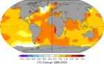 Mancha fria no Atlântico Norte indica enfraquecimento das correntes oceânicas, dizem pesquisadores