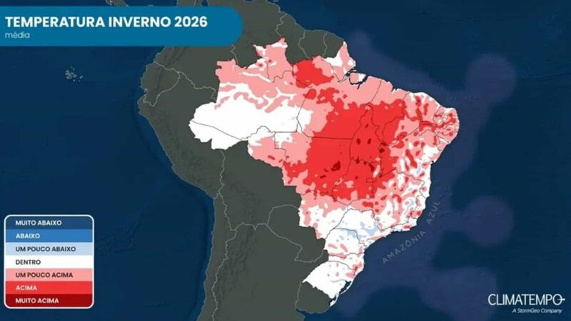 Inverno começa com El Niño, onda de frio inicial e previsão de calor ao fim da estação