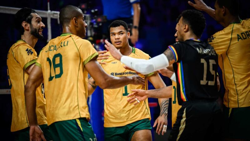 Brasil e Itália: galeria de imagens registra os principais momentos pela Liga das Nações de Vôlei Masculino