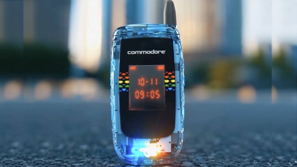Commodore lança flip Callback 8020 com WhatsApp e Uber e bloqueio a redes sociais