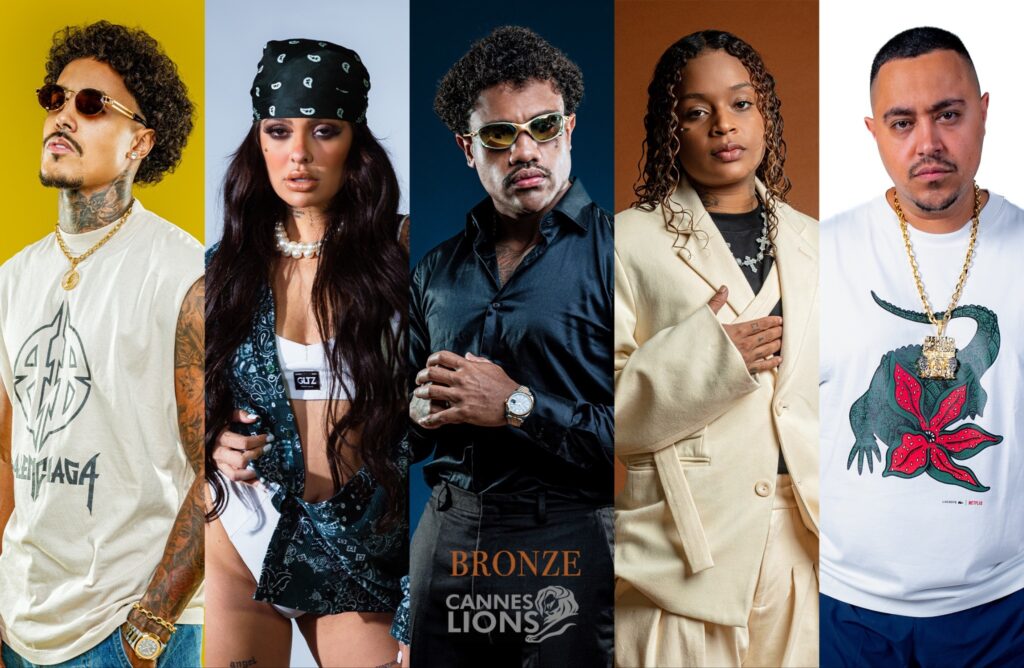 GR6 leva funk ao Cannes Lions 2026 e conquista Bronze com campanha de impacto social para o UNAIDS Brasil com MC Davi, MC Dricka, MC Livinho, MC Mari e Dj Perera