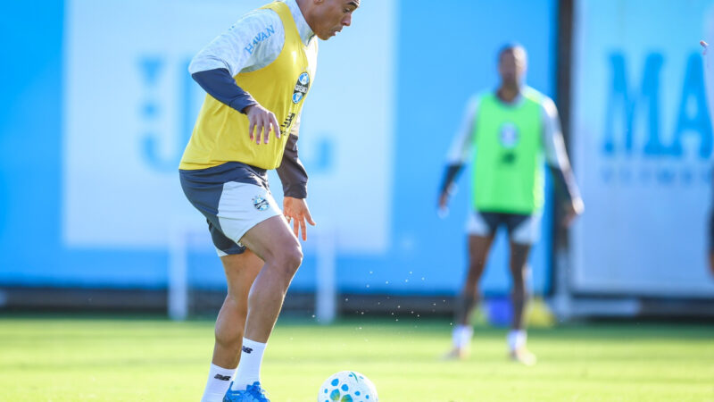 30/06/2026 — Grêmio retoma treinos no CT Luiz Carvalho após pausa da Copa; atividade começou às 15h30