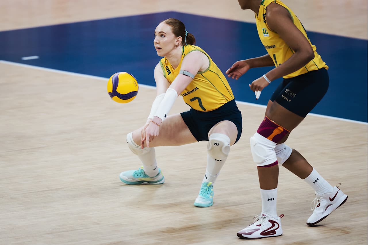 Galeria de fotos registra confronto entre Brasil e Bélgica na Liga das Nações de Vôlei Feminino