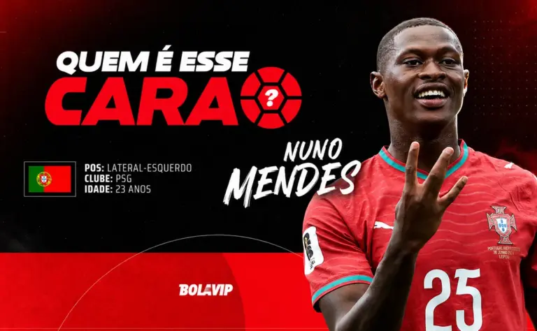 Nuno Mendes marca golaço de falta e ajuda Portugal na goleada sobre Uzbequistão