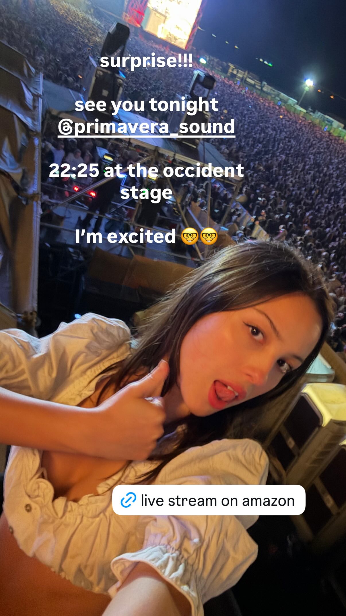 Entenda como ao vivo: saiba como assistir ao show surpresa de olivia rodrigo no primavera sound bracelona