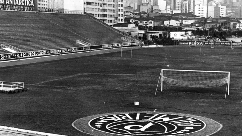 Início da construção do estádio Palestra Itália é recordado em fotos