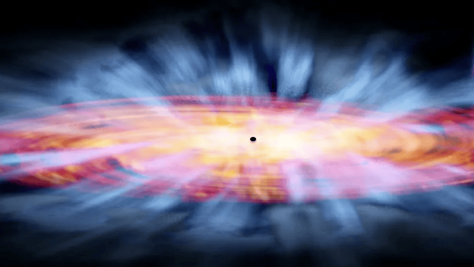 Quasar distante lança vento a 30% da velocidade da luz, maior já visto no ultravioleta