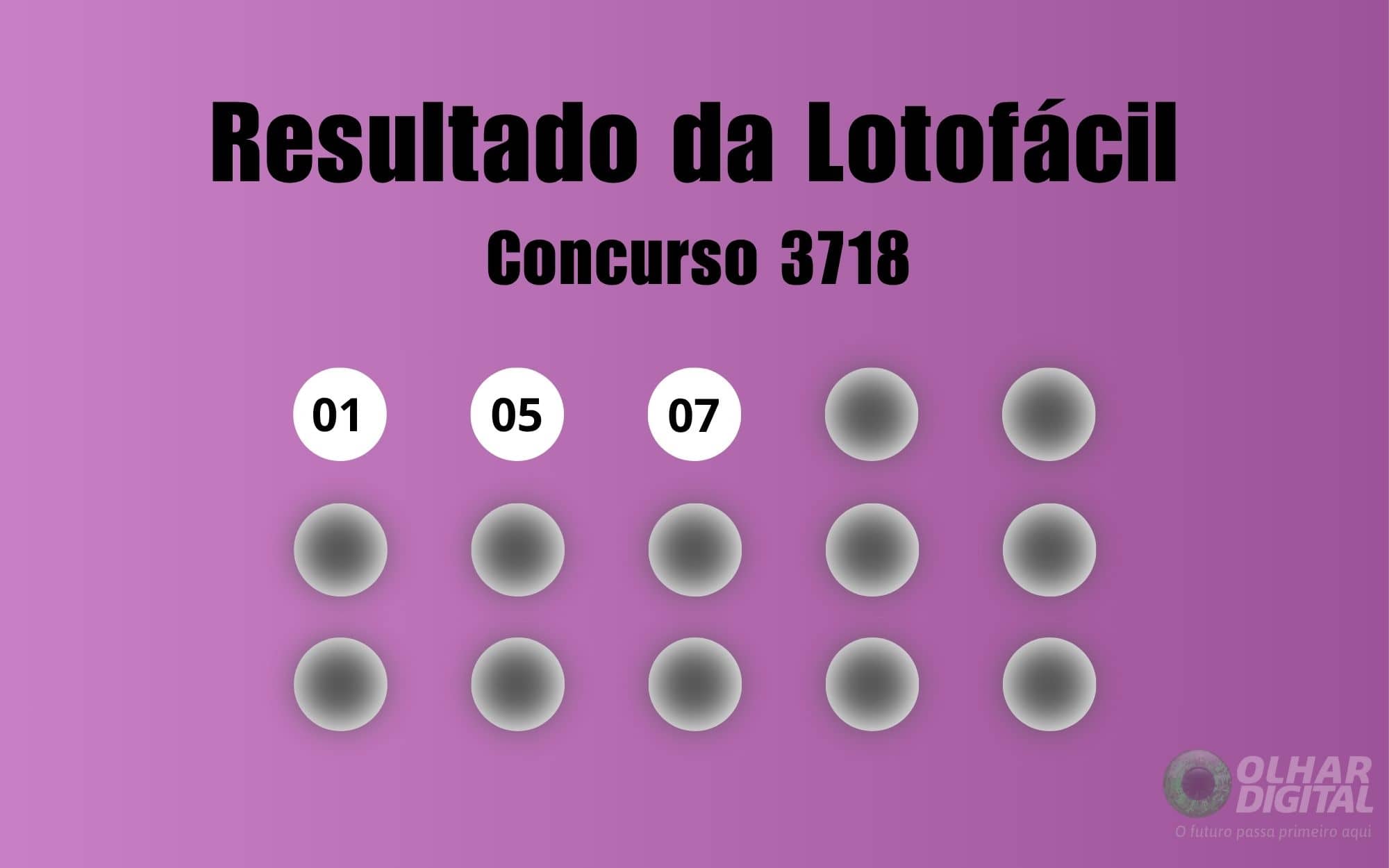 Resultado da Lotofácil 3718 (25/06/2026): veja números sorteados e informações sobre prêmio