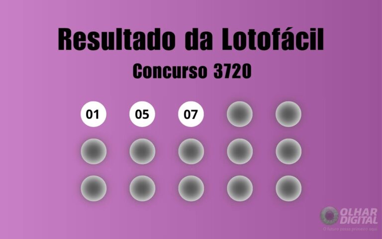 Resultado da Lotofácil 3720 (27/06/2026): confira os números sorteados