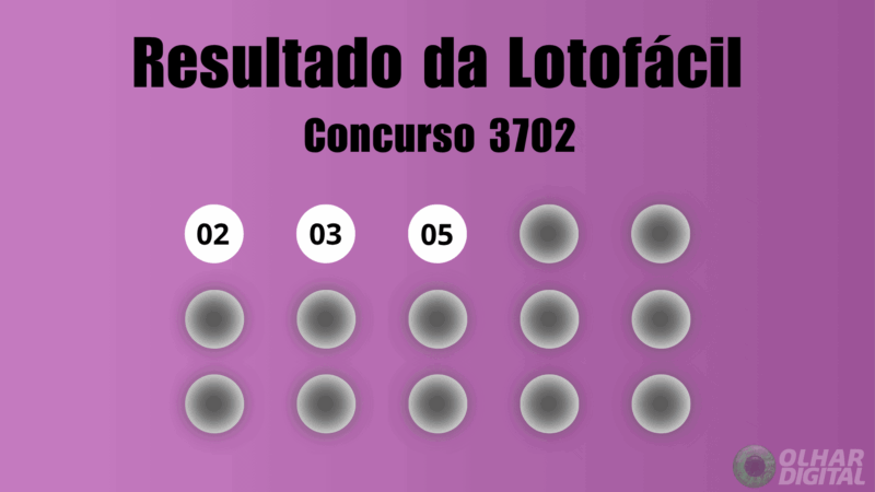 Saiba mais sobre resultado da lotofácil de hoje: veja números e ganhadores do concurso 3702 (quarta, 03/06)