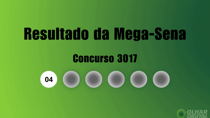 Resultado da Mega-Sena — 13/06/2026: números do concurso 3017 e informações sobre prêmios
