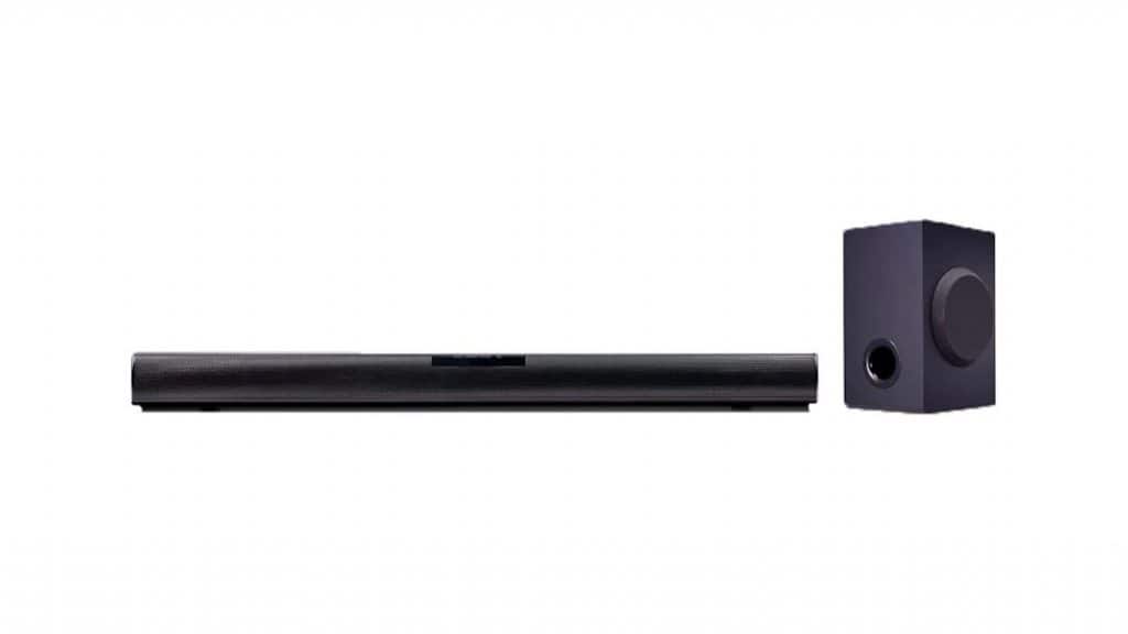 Três soundbars em promoção com opções de 2.1 e 3.1 canais