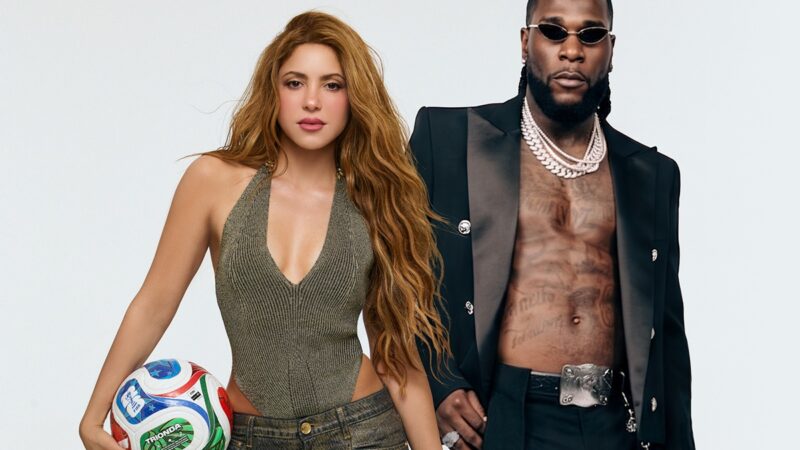 Shakira tem a única música oficial da Copa no Top 50 global do Spotify