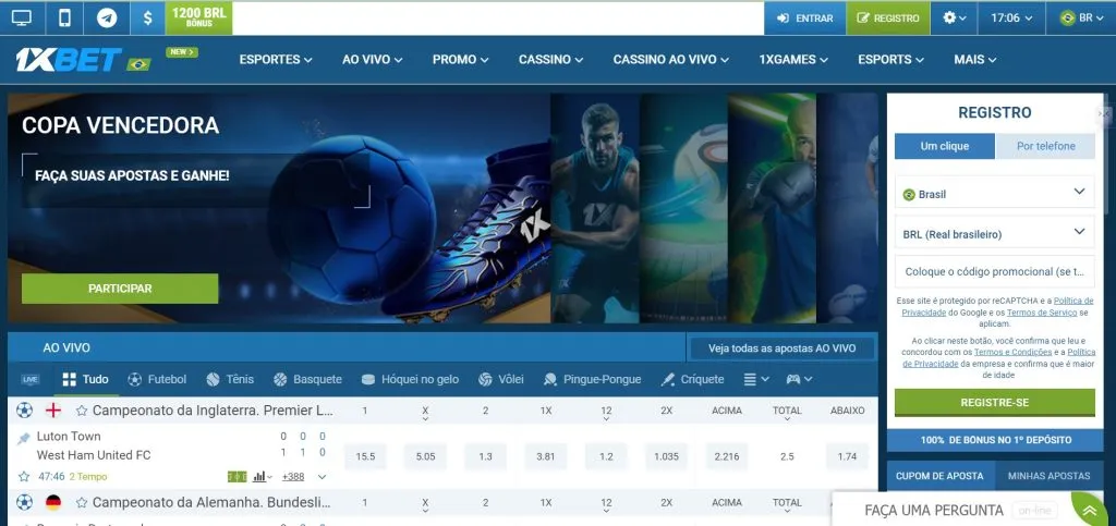 Saiba mais sobre código promocional 1xbet 2026: veja como ativar