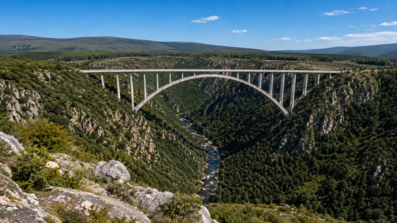 Bloukrans Bridge: ponte suspensa a mais de 200 m que oferece salto de bungee jump na África do Sul