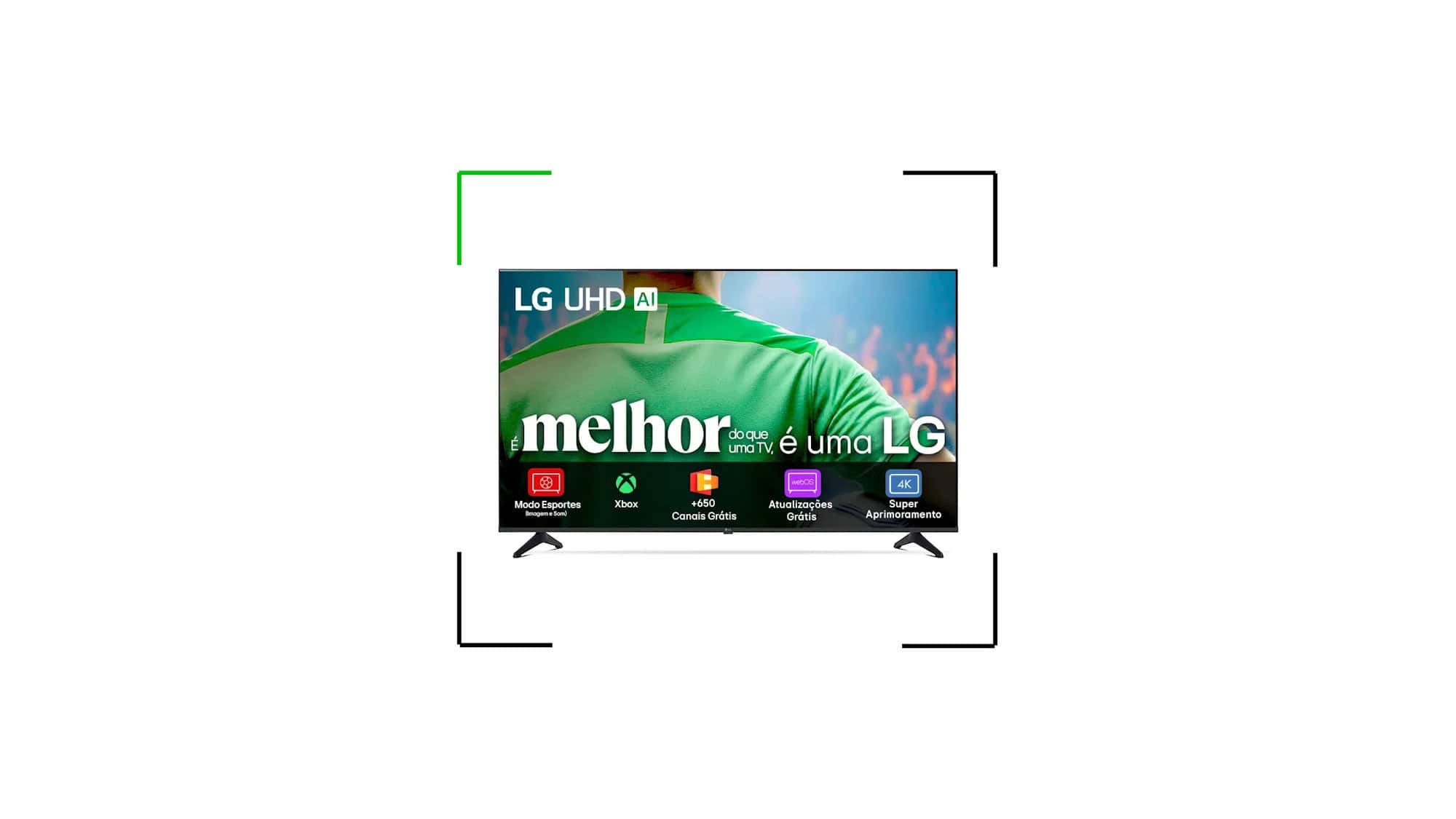 TV LG de 65 polegadas com desconto aparece no Mercado Livre durante a Copa