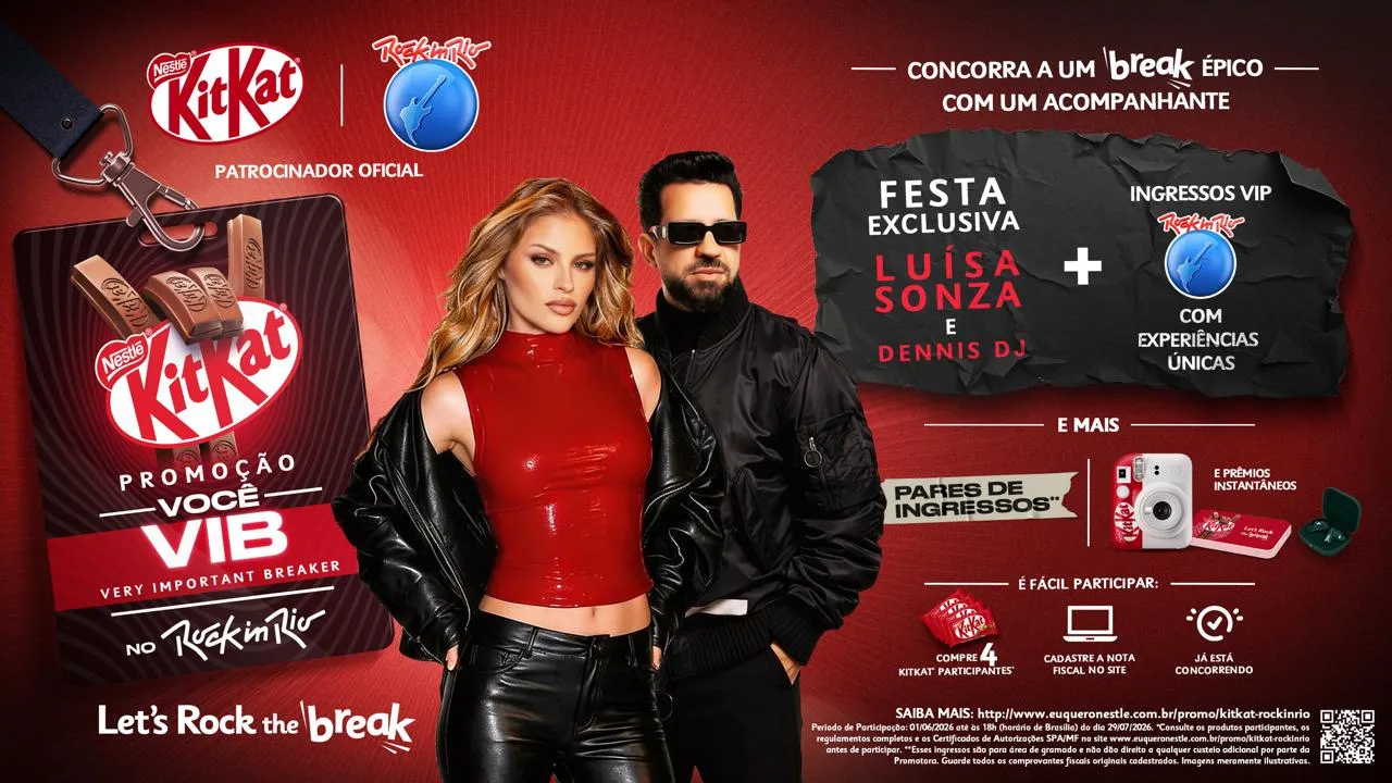 Saiba mais sobre o que a nestlé vai fazer com o kitkat no rock in rio