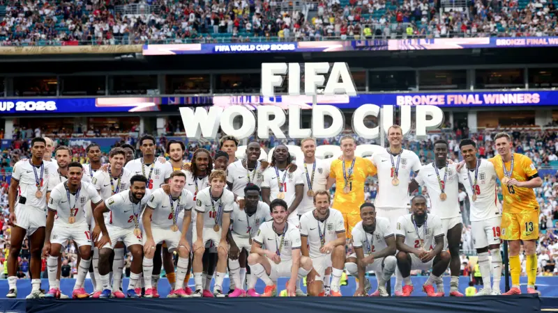 Inglaterra bate França por 6 a 4 e garante o terceiro lugar na Copa de 2026