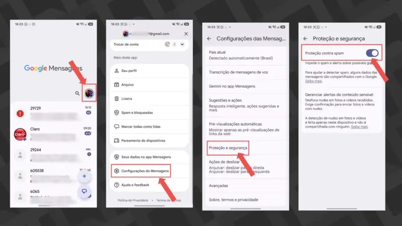 4 maneiras de reduzir chamadas e SMS de golpes em celulares Android