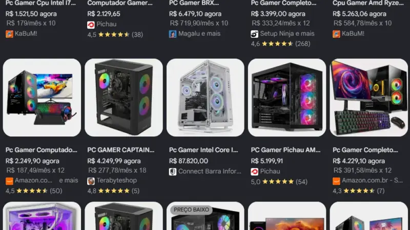 PC pronto ou montado peça a peça: qual entrega melhor custo-benefício durante a crise de hardware?