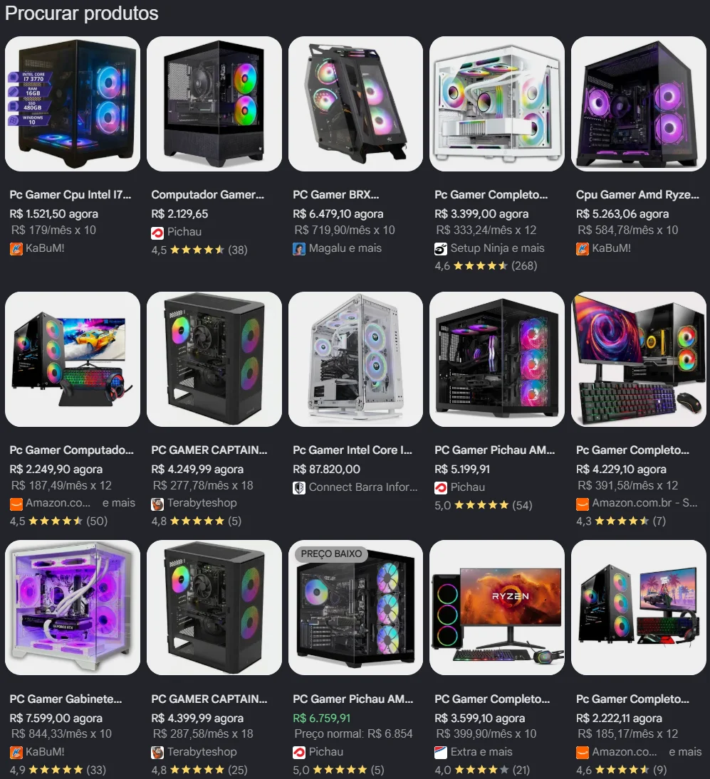 PC pronto ou montado peça a peça: qual entrega melhor custo-benefício durante a crise de hardware?