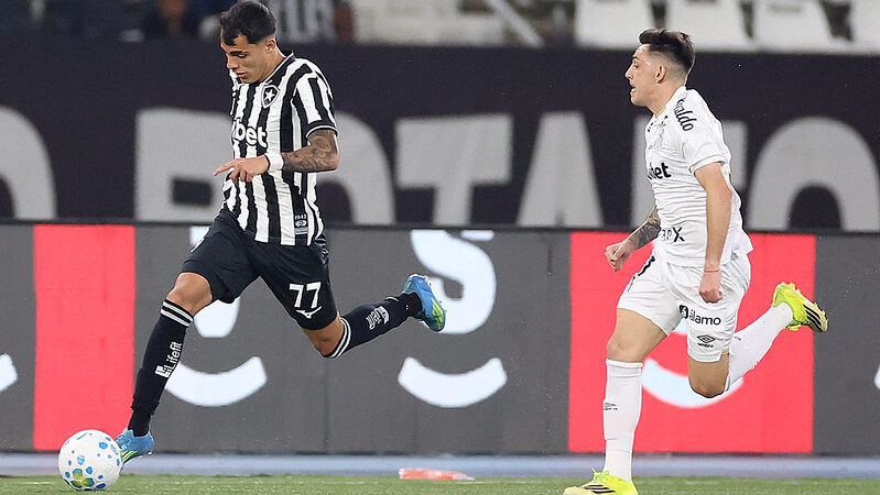 Galeria de fotos registra o duelo entre Botafogo e Santos pelo Brasileirão