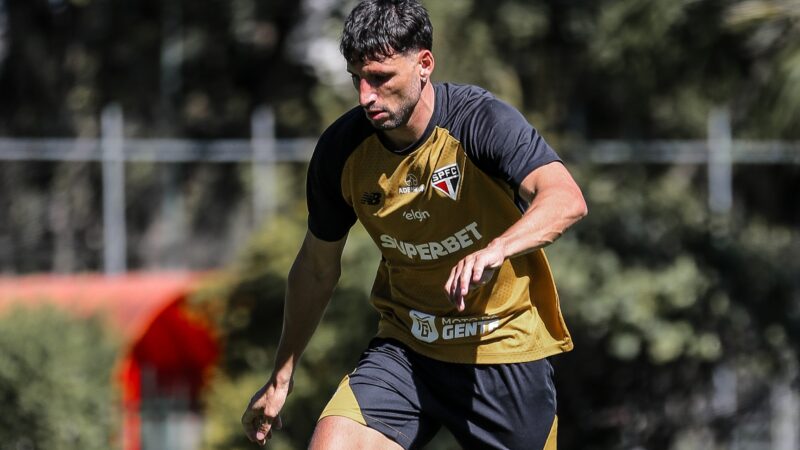 São Paulo se prepara para jogo contra o Athletico-PR em 22/07/2026
