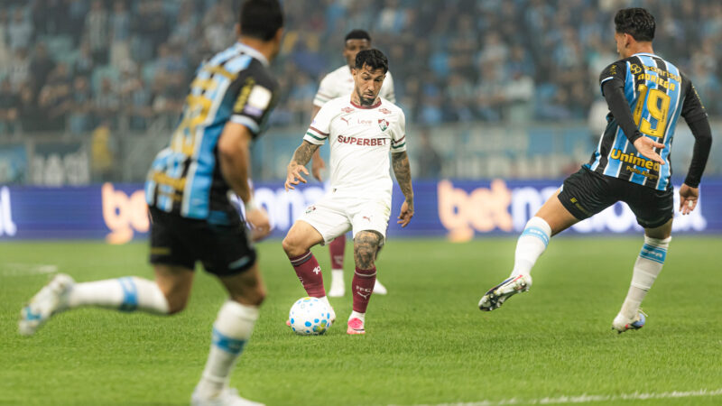 26/07/2026 — 18h30 (Brasília UTC-3): Fluminense empata com o Grêmio por 1 a 1 na Arena do Grêmio; transmissão YouTube | Canal da Gazeta Esportiva (YouTube)