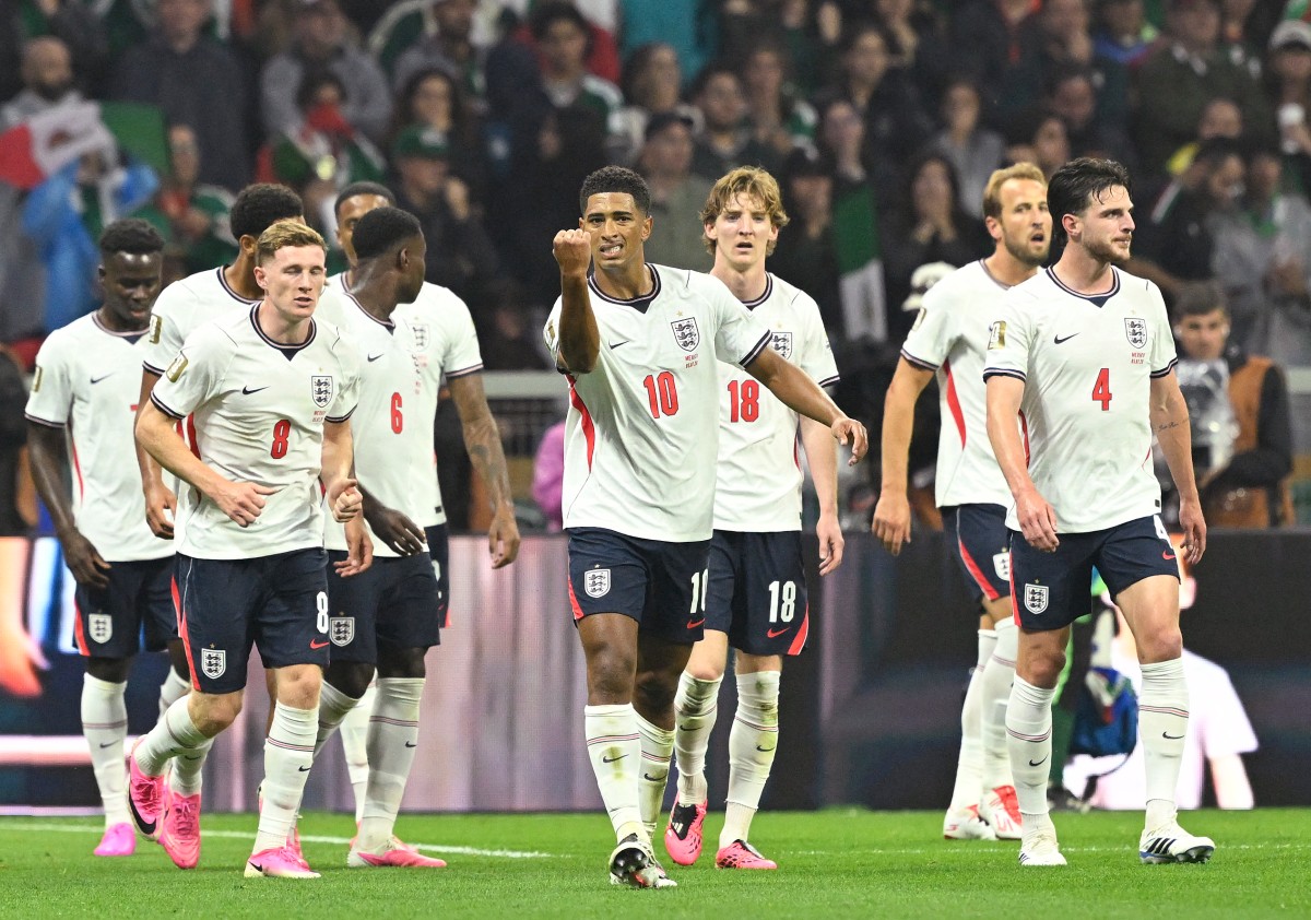 05/07/2026 — Inglaterra segura jogo com um a menos, bate México no Azteca e avança às quartas