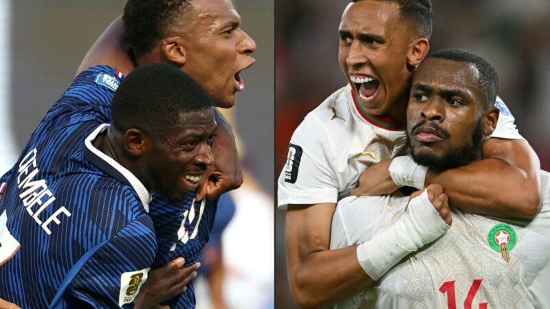 França encara Marrocos em Foxborough por vaga nas semifinais da Copa do Mundo