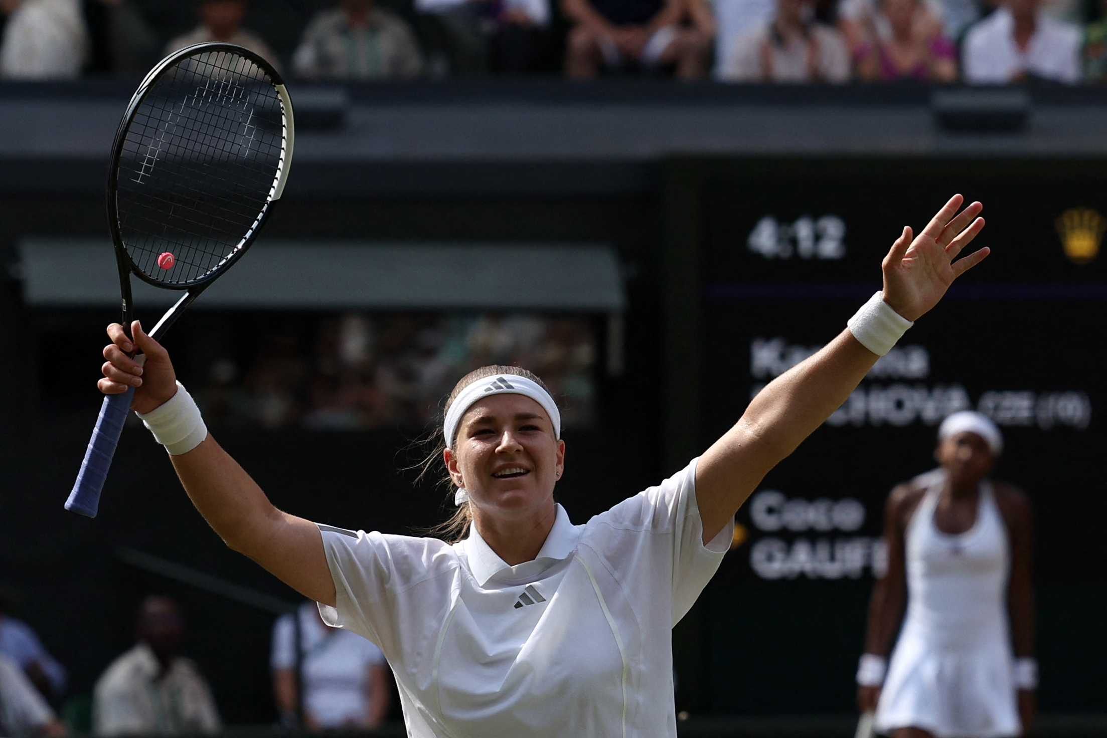 Karolína Muchová garante vaga na primeira final de Wimbledon ao superar Coco Gauff