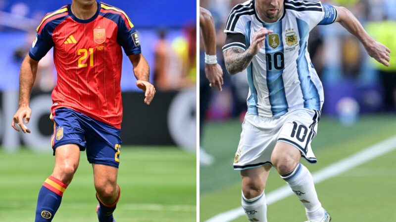 Espanha e Argentina chegam à final com estilos opostos: posse contra intensidade