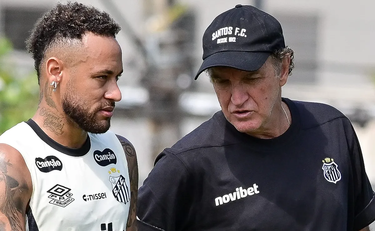 Cuca admite que Neymar cobrou jovens no vestiário do Santos após empate, mas minimiza episódio