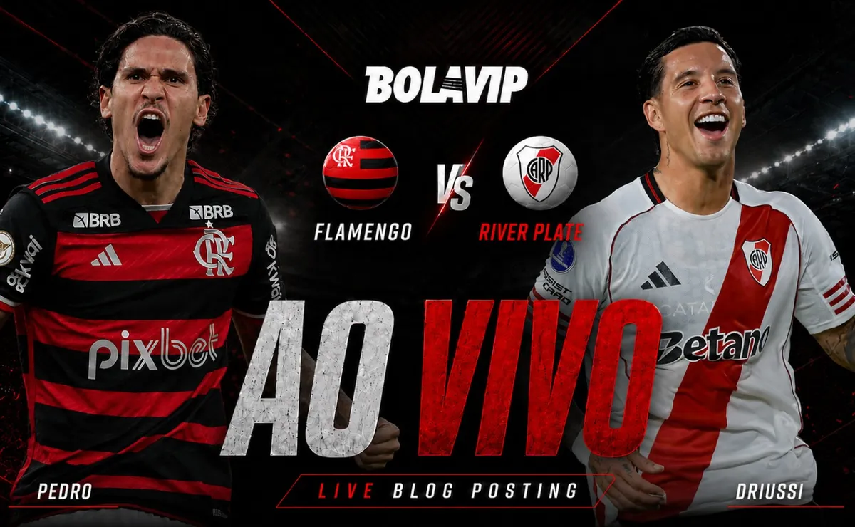 Flamengo empata em 2 a 2 com o River Plate em amistoso no Estádio do Algarve