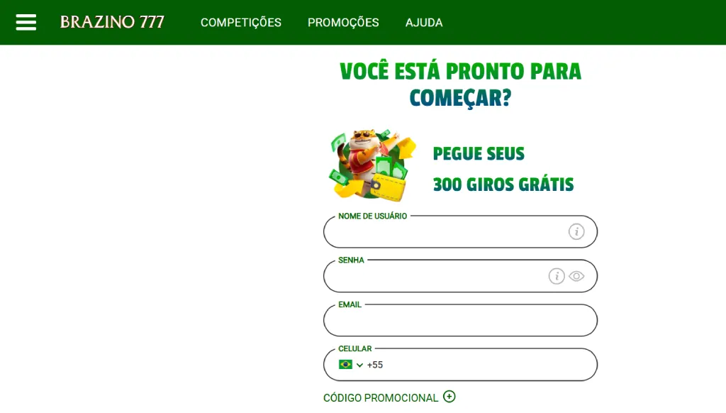 10/03/2025 — Código promocional Brazino777: giros grátis, cashback e torneios
