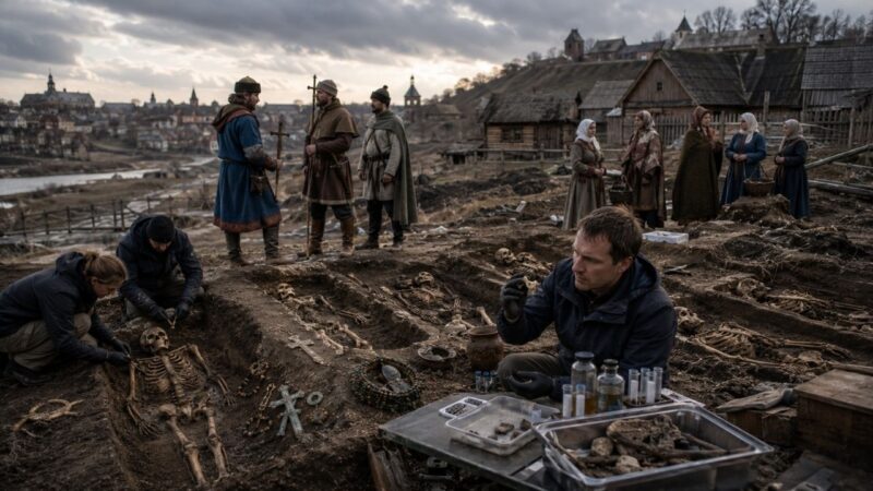 Cemitério medieval em Vilnius revela migração de homens cristãos vindos da atual Ucrânia e Polônia e casamentos interétnicos com mulheres locais
