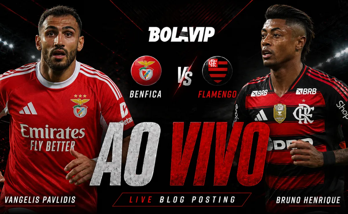 Benfica 0 x 0 Flamengo: primeiro tempo em andamento pelo Troféu Algarve