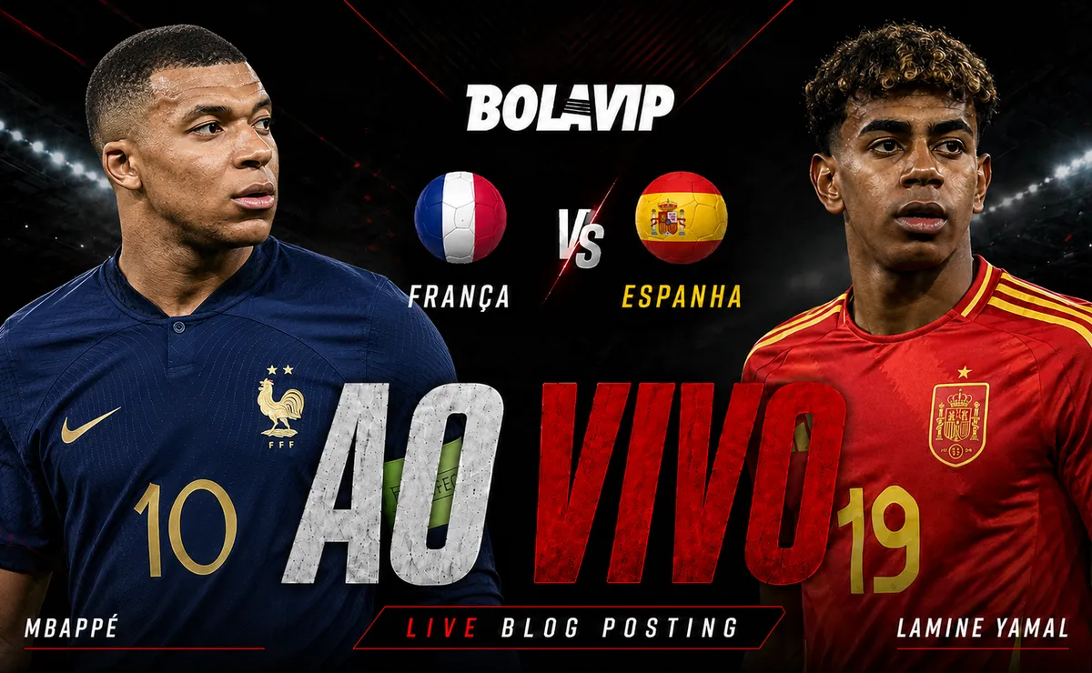 França x Espanha: acompanhe em tempo real a semifinal da Copa do Mundo 2026