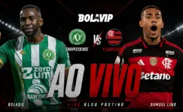 Flamengo lidera a Chapecoense por 2 a 0; segundo tempo em andamento na Arena Condá