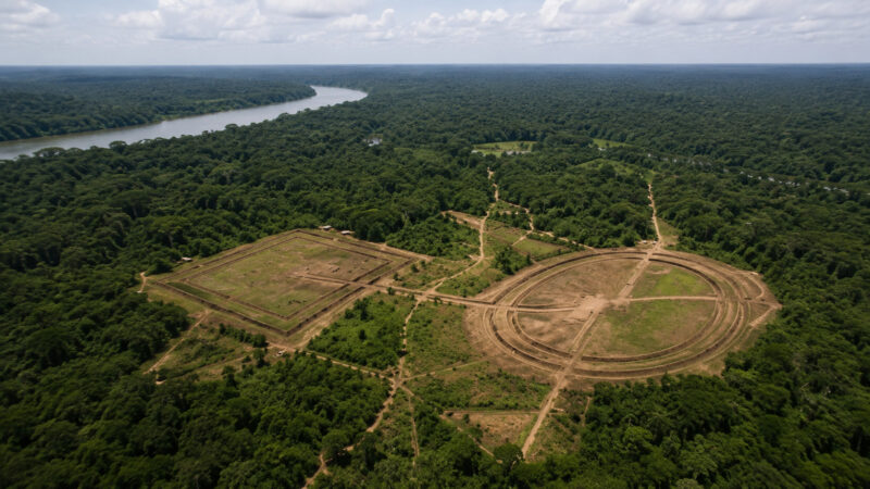 Geoglifos no Acre: círculos gigantes, quadrados quase perfeitos e estradas retas emergem sob a floresta