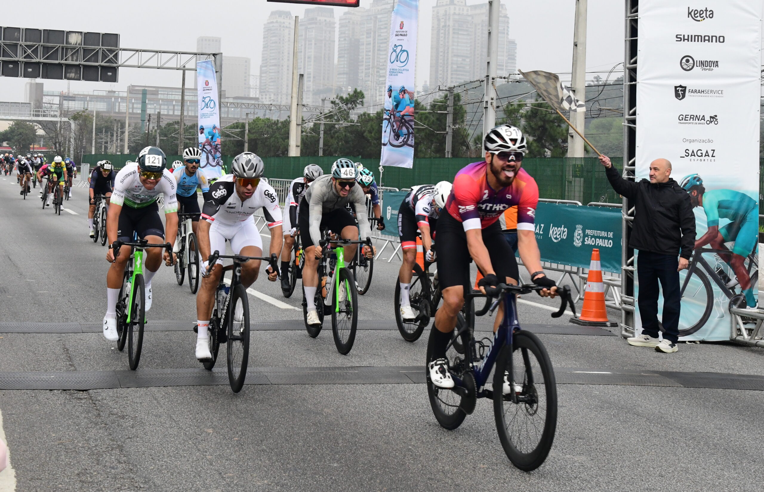 Kácio Freitas e Thayná Araújo vencem a 75ª Prova Ciclística Internacional 9 de Julho