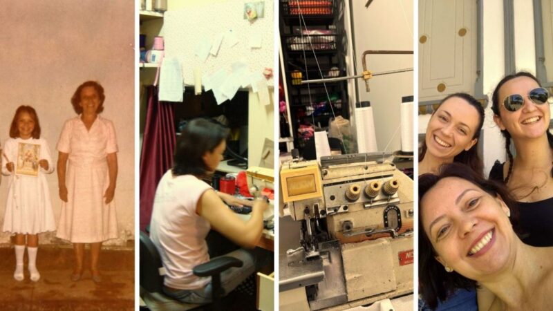 Mulher de Águas Mornas transforma hábito da família em profissão e ensina as filhas a costurar